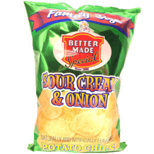 Better Made Family Size sour cream & onion flavored potato chips 8.5 ounce