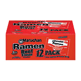 Maruchan Ramen Noodle Soup Beef Pack 12 count