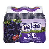 Welch's Bottled & Single Serve grape juice from concentrate with vitamin c, 6-10 fl. oz. bottles 60 fluid ounce