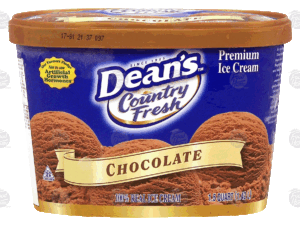 Dean's Country Fresh chocolate flavored ice cream 1.5 quart