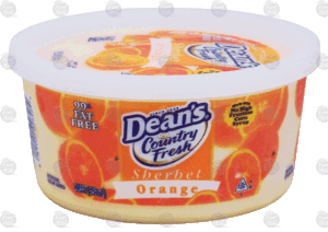 Dean's Country Fresh orange sherbet 1 quart
