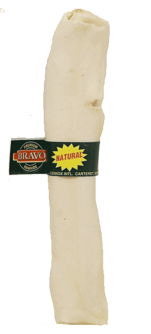 Bravo natural rawhide roll 1 count