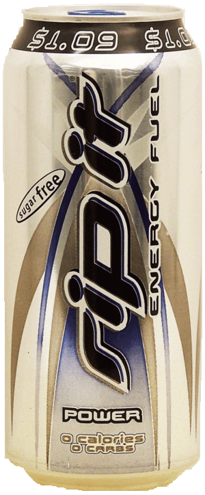 Rip It Power sugar free energy fuel carbonated beverage 16 fluid ounce