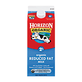Horizon Organic Milk Reduced Fat 0.5 gallon