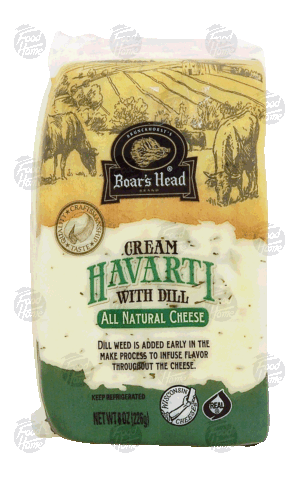 Boar's Head cream havarti with dill cheese block 8 ounce