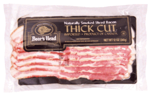 Boar's Head naturally smoked thick cut sliced bacon 12 ounce