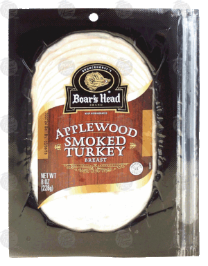 Boar's Head applewood smoked turkey breast, sliced 8 ounce