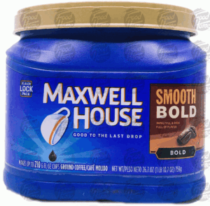 Maxwell House Smooth Bold ground coffee, makes 210 6-fl. oz. cups 26.7 ounce