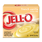 Jell-o Pudding & Pie Filling Instant French Vanilla 3.4 ounce