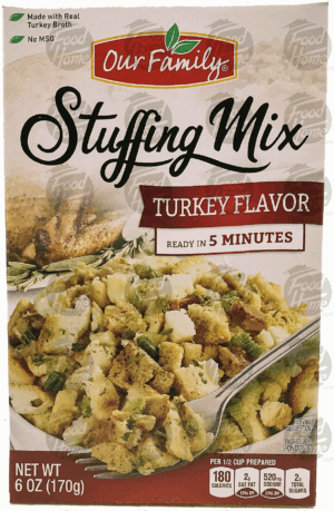 Kraft Stove Top Stuffing Mix Turkey 6 ounce