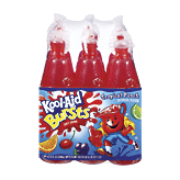 Kool-Aid Soft Drink Bursts Tropical Punch 6.75 Oz 6 count