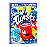 Kool-Aid Soft Drink Mix Twists Ice Blue Raspberry Lemonade Unsweetened 0.22 ounce