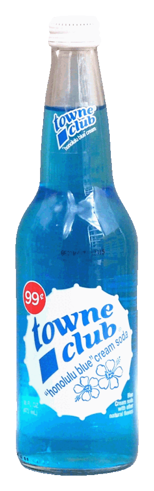 towne club honolulu blue cream soda with other natural flavors 16 fluid ounce