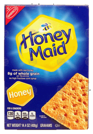 Nabisco Honey Maid grahams made with real honey 14.4 ounce