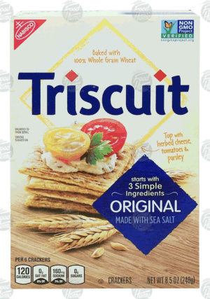 Nabisco Triscuit original crackers made with sea salt 8.5 ounce
