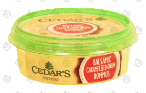 Cedar's balsamic caramelized onion hommus 8 ounce