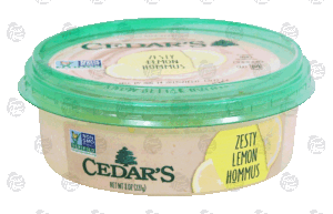 Cedar's zesty lemon hommus 8 ounce