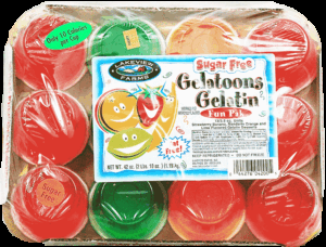 Lakeview gelatoons gelatin funpak, fat free 42 ounce