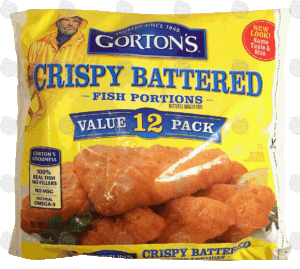 Gorton's Fish Portions Batter Dipped 12 Ct Value Pk 24.5 ounce