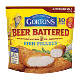 Gorton's beer battered fish fillets, 10 fillets 18.2 ounce