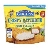 Gorton's crispy battered fish fillets, 10 fillets 19 ounce