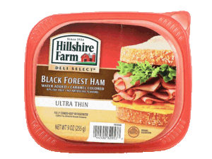 Hillshire Farm black forest ham, ultra thin 9 ounce