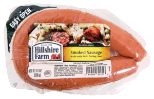 Hillshire Farm smoked sausage 14 ounce
