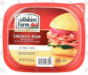 Hillshire Farm Deli Select smoked ham, ultra thin 9 ounce