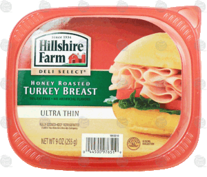Hillshire Farm Deli Select honey roasted turkey breast, ultra thin 9 ounce