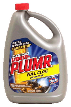 Liquid-Plumr Pro-Strength full clog destroyer 80 fluid ounce