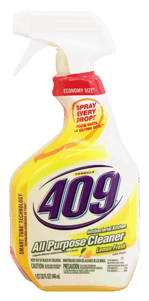 Formula 409 all purpose cleaner, antibacterial kitchen, lemon fresh 32 fluid ounce