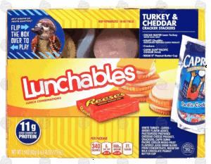Oscar Mayer Lunchables lunch combinations, turkey & cheddar cracker stackers, 2.9 oz & 6 fl oz drink 1 package