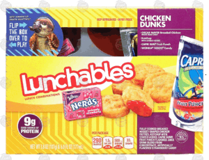 Oscar Mayer Lunchables lunch combinations, chicken dunks, 3.8 oz & 6 fl oz drink 1 package
