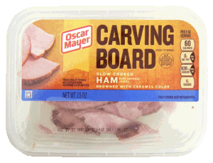 Oscar Mayer Carving Board slow cooked ham browned with caramel color 7.5 ounce