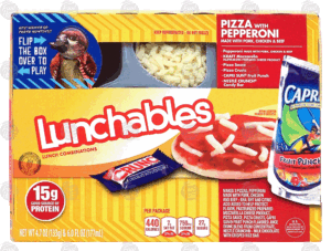 Oscar Mayer Lunchables lunch combinations, pizza with pepperoni, 4.7 oz & 6 fl oz drink 1 package