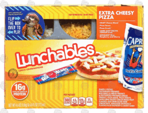 Oscar Mayer Lunchables lunch combinations, extra cheesy pizza, 4.6 oz & 6 fl oz 1 package
