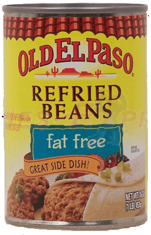 Old El Paso fat free refried beans 16 ounce