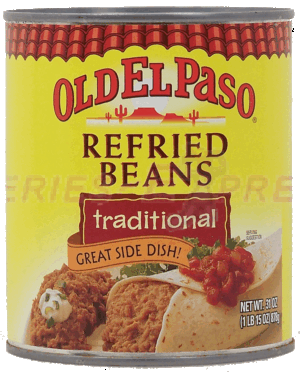 Old El Paso refried traditional beans 31 ounce