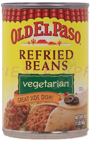 Old El Paso vegetarian refried beans 16 ounce