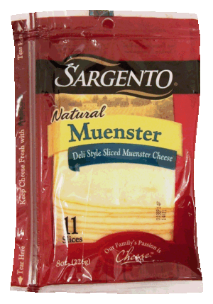 Sargento(R) Natural Deli Style Muenster Thin Slices 11 Ct 8 ounce