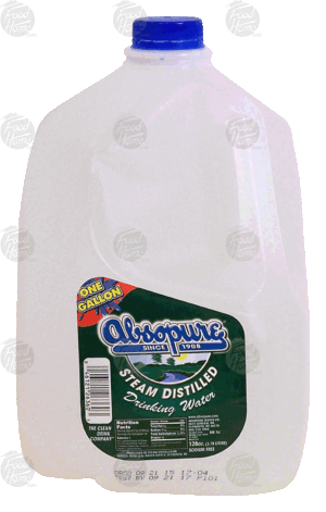 Absopure steam distilled drinking water 1 gallon