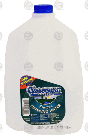 Absopure purified drinking water 1 gallon