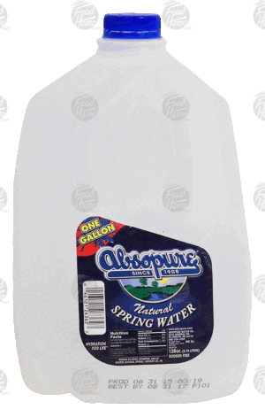Absopure natural spring water 1 gallon