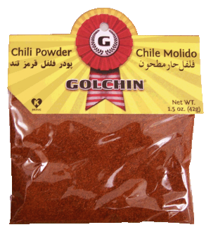 Golchin chili powder, chile molido 1.5 ounce