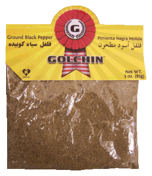 Golchin ground black pepper, pimienta negra molida 3 ounce
