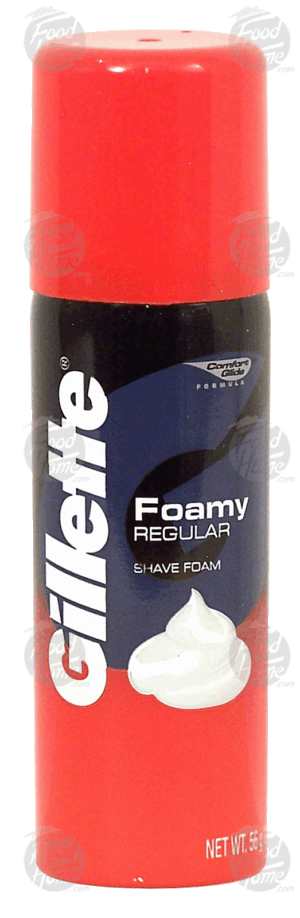Gillette foamy, regular shave foam 2 ounce