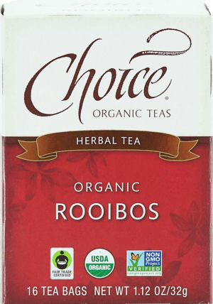 Choice organic rooibos herbal tea, 16-tea bags 1.12 ounce
