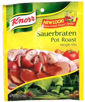 Knorr sauerbraten pot roast recipe mix 2 ounce