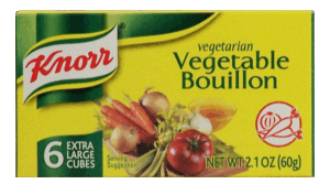 Knorr Bouillon Vegetarian Vegetable Extra Large Cubes 6 Ct 2.1 ounce