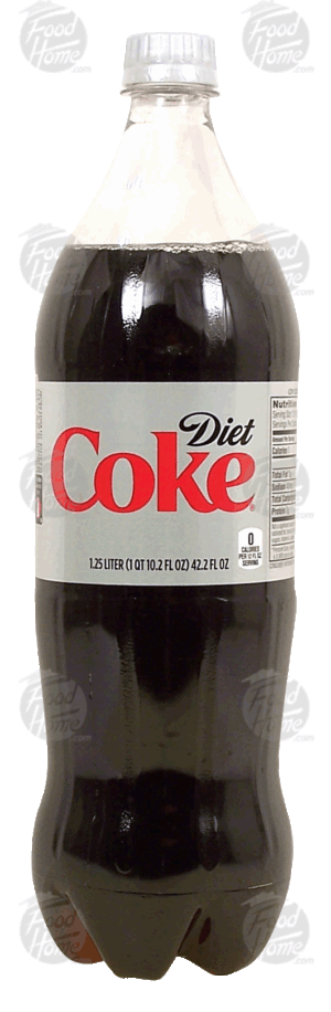 Coke Diet cola carbonated soda 1.25